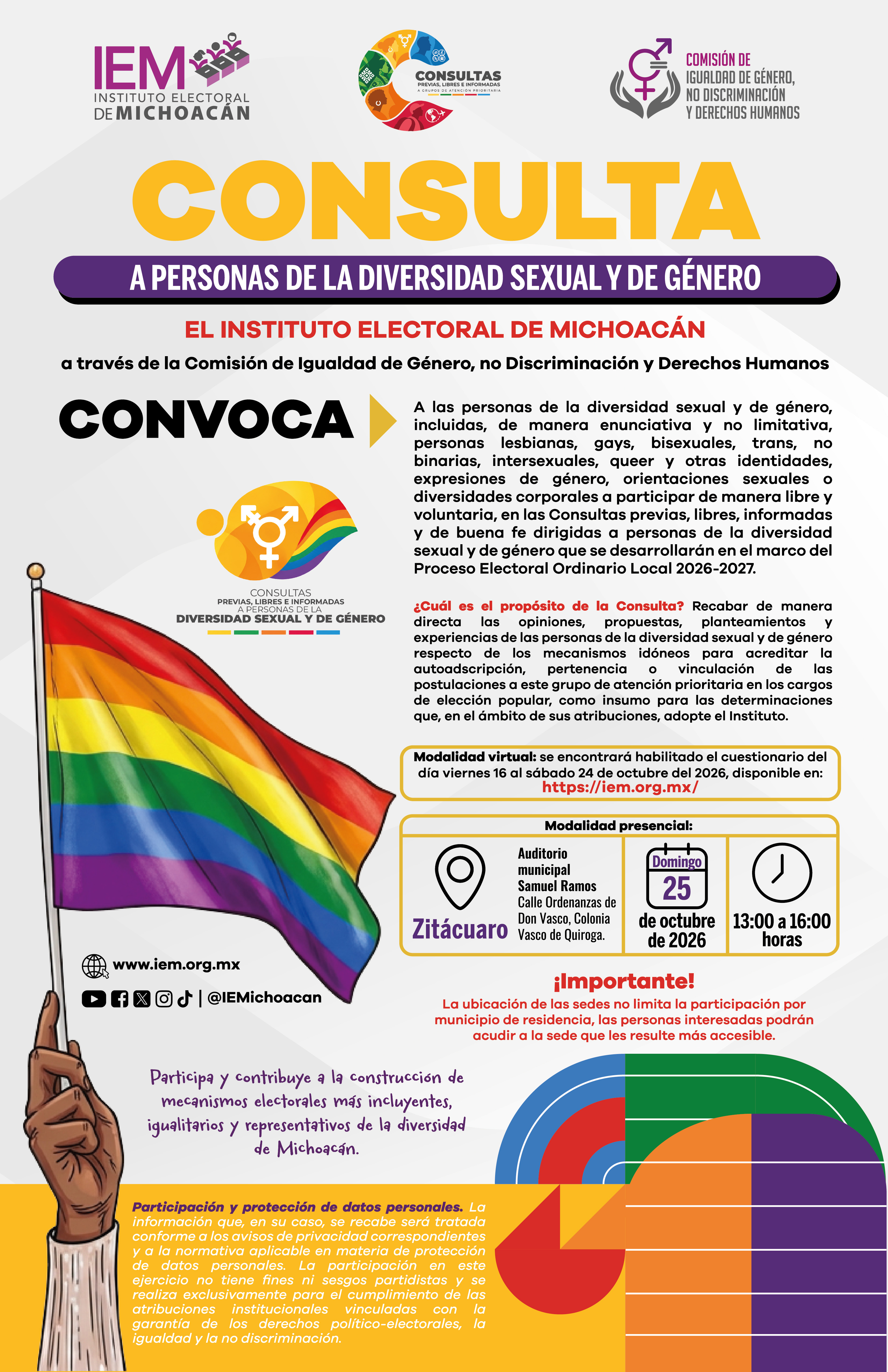 CONSULTA A PERSONAS DE LA DIVERSIDAD SEXUAL Y DE GÉNERO ZITÁCUARO