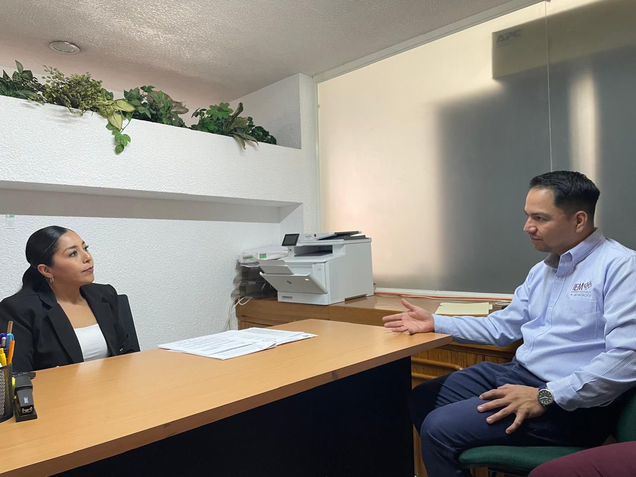 Reunión de trabajo con la Lic. María Dolores Arredondo, Jefa de la Unidad de Denuncias de la Secretaría Ejecutiva del Sistema Estatal Anticorrupción